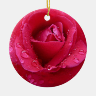 Magenta Dew Ceramic Tree Decoration