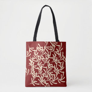Magenta Embellished Decorative  Tote Bag
