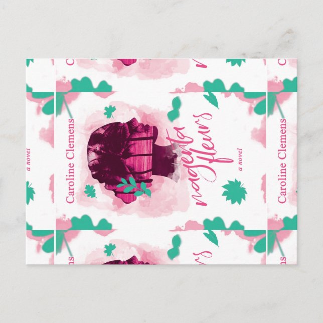 Magenta Fleurs Novel Postcard (Front)