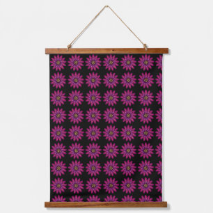 Magenta Floral Bloom   Modern Botanical Flower  Hanging Tapestry