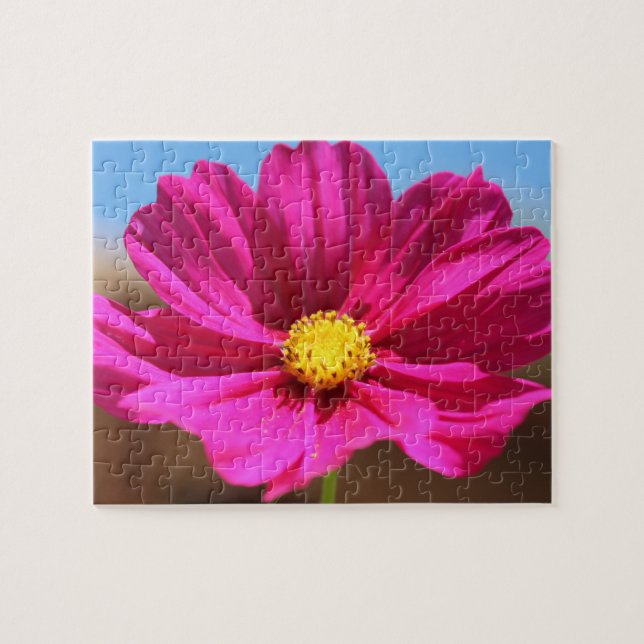 Magenta Flower Jigsaw Puzzle (Horizontal)