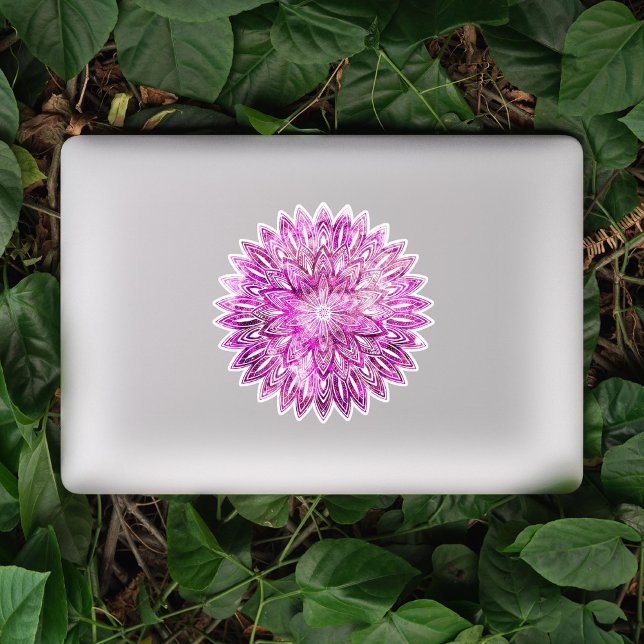 Magenta Galactic Texture Hand Drawn Mandala (Creator Uploaded)