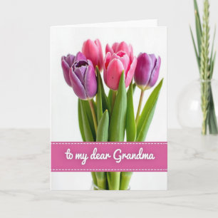 Magenta Grandmas Love Card
