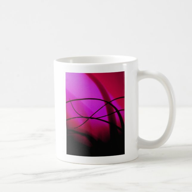 Magenta Grass Dance Coffee Mug (Right)