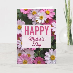 Magenta Happy Mothers Day Card