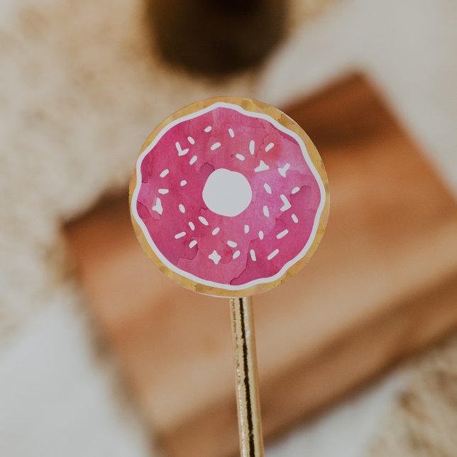 Magenta Hot Pink Doughnut Stickers (Creator Uploaded)