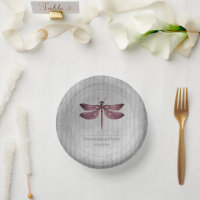 Magenta Jewelled Dragonfly Wedding