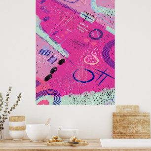 Magenta Joy Poster