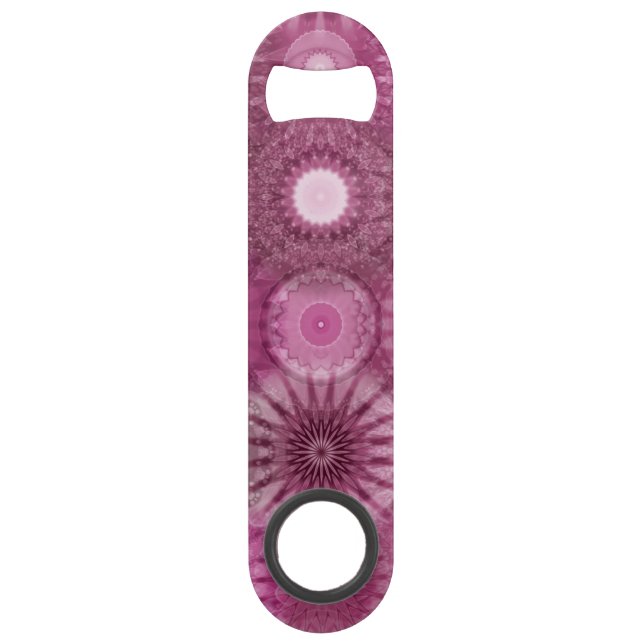 Magenta Mandalas Abstract Ornate Pattern (Front)