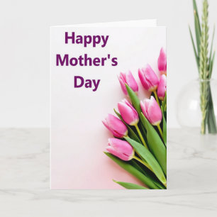 Magenta Mothers Day Wish Card