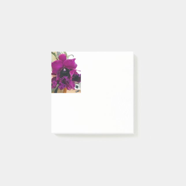 Magenta Orchid  3x3 Post-it Notes (Front)