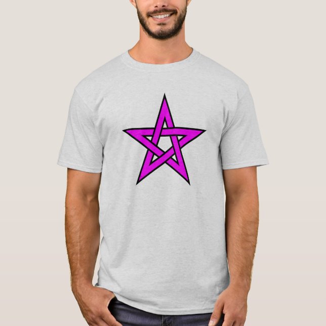 Magenta Pentagram T-Shirt (Front)