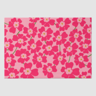 Magenta Pink Fantasy Flower Power  Tissue Paper