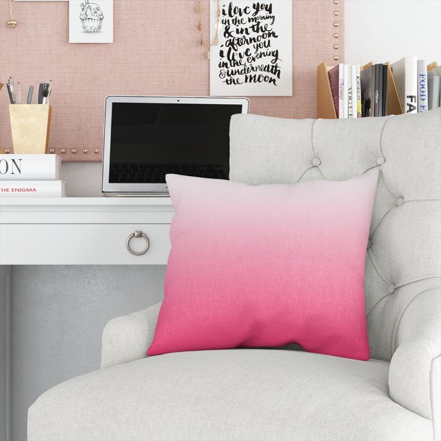 Magenta Pink Gradient Ombre Cushion (Creator Uploaded)