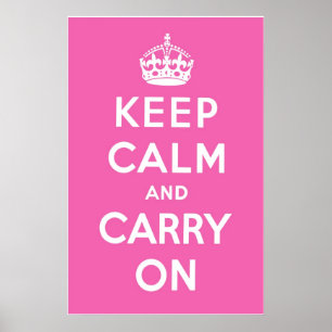 Magenta Pink Poster