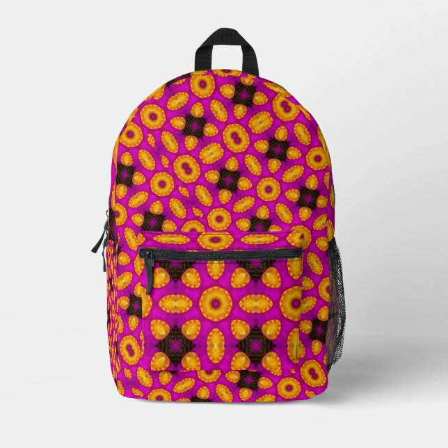  Magenta Print Cut Sew Bag (Front)