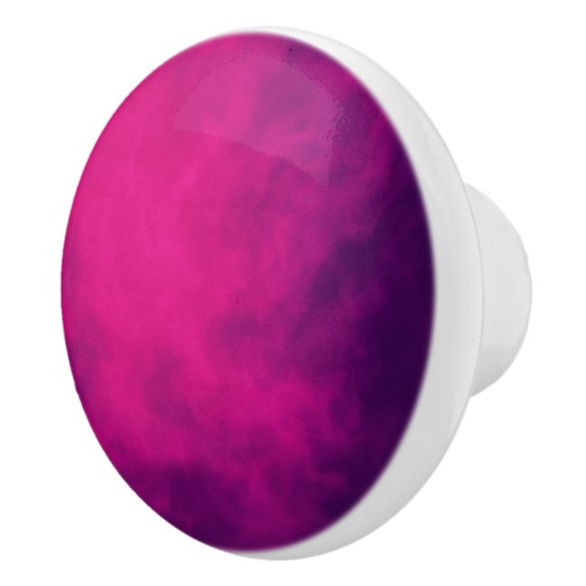 Magenta Purple Ceramic Pull – Customisable (Right)