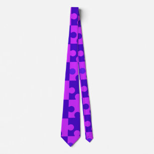 Magenta puzzle tie