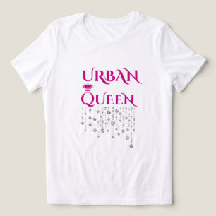 MAGENTA RARE DIAMOND PRINT WOMEN'S TRI-BLEND SHIRT