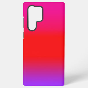 Magenta Red Purple Ombre Gradient Pattern Samsung Galaxy Case
