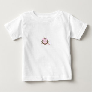 Magenta-Red, Yellowish Orange decorative Baby T-Shirt