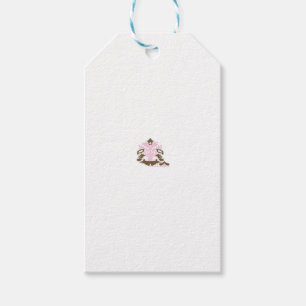 Magenta-Red, Yellowish Orange decorative Gift Tags