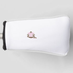 Magenta-Red, Yellowish Orange decorative Golf Head Cover