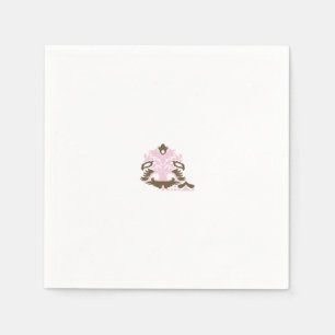 Magenta-Red, Yellowish Orange decorative Napkin