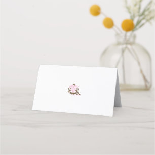 Magenta-Red, Yellowish Orange  decorative Place Card