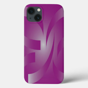 Magenta ribbons iPhone 13 case