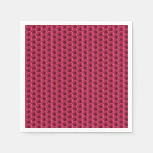 Magenta Roses Napkin (Front)