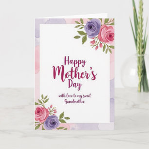 Magenta Script Family Love Card