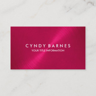 Magenta Sheen Business Card