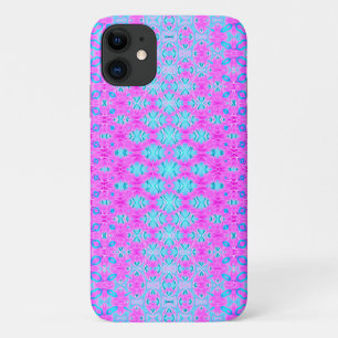 Magenta, Sky Blue, and Navy Geometric  Case-Mate iPhone Case