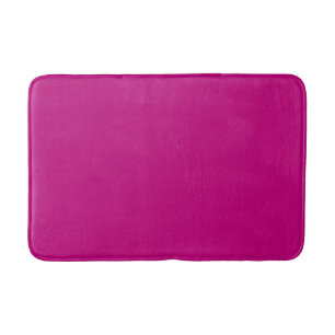 Magenta (solid colour)  bath mat