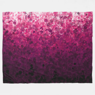 Magenta Spots - Fleece Blanket