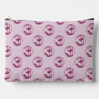 Magenta Swing Silhouette Pattern on Lavender