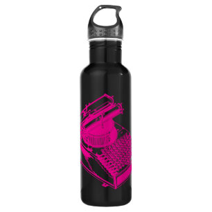 Magenta Type Writing Machine 710 Ml Water Bottle