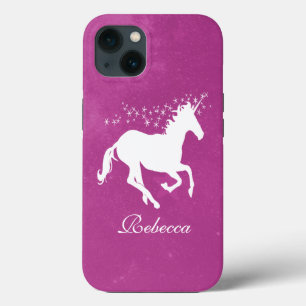 Magenta Unicorn Personalised Case-Mate iPhone Case