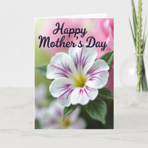 Magenta Veined Bloom Card