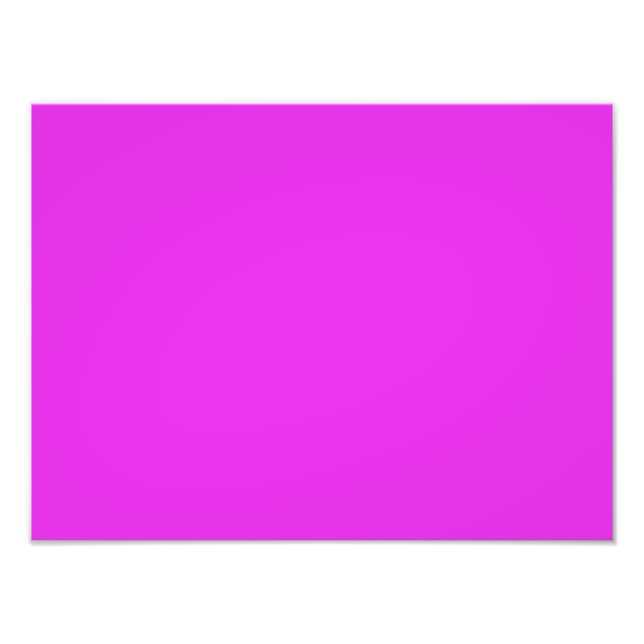Magenta Violet Bright Purple Colour Background Photo Print (Front)