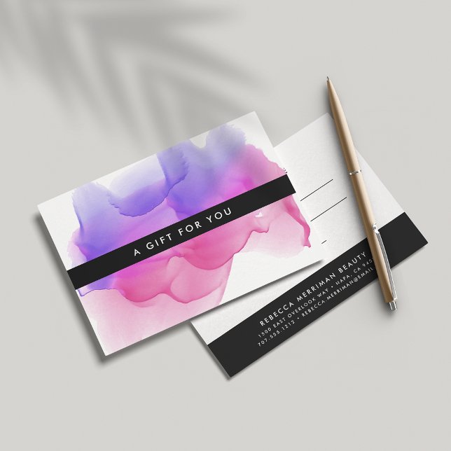 Magenta Watercolor Blot | Gift Certificate (Creator Uploaded)