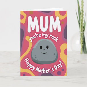 Magenta Youre My Rock Card
