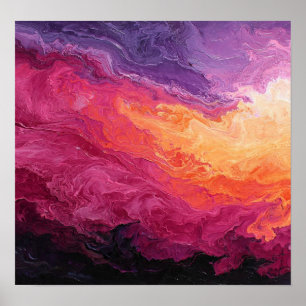 MagentaSunSet Poster