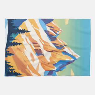 Magestic Mountains Tea Towel