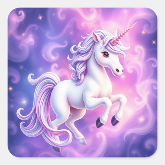 Magestic Unicorn Stickers (Front)