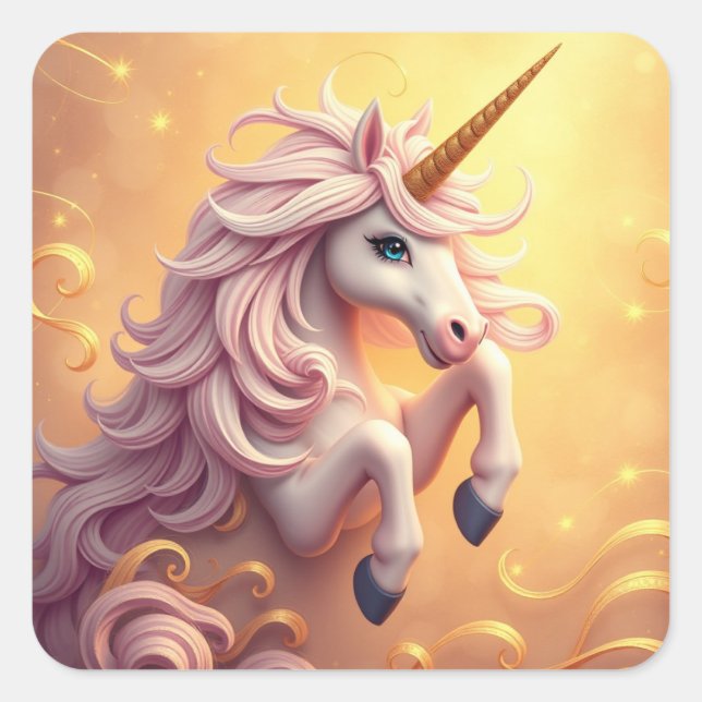 Magestic Unicorn Stickers (Front)