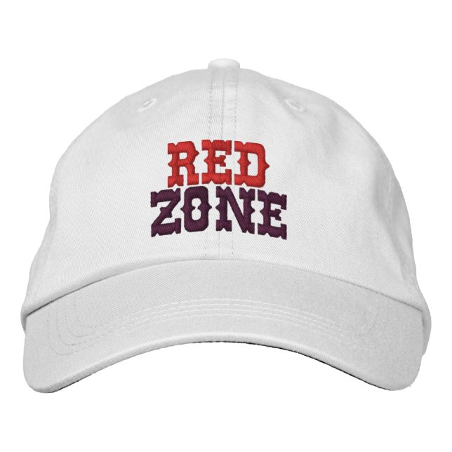 MaggHouze Red Zone Ball Cap (Front)