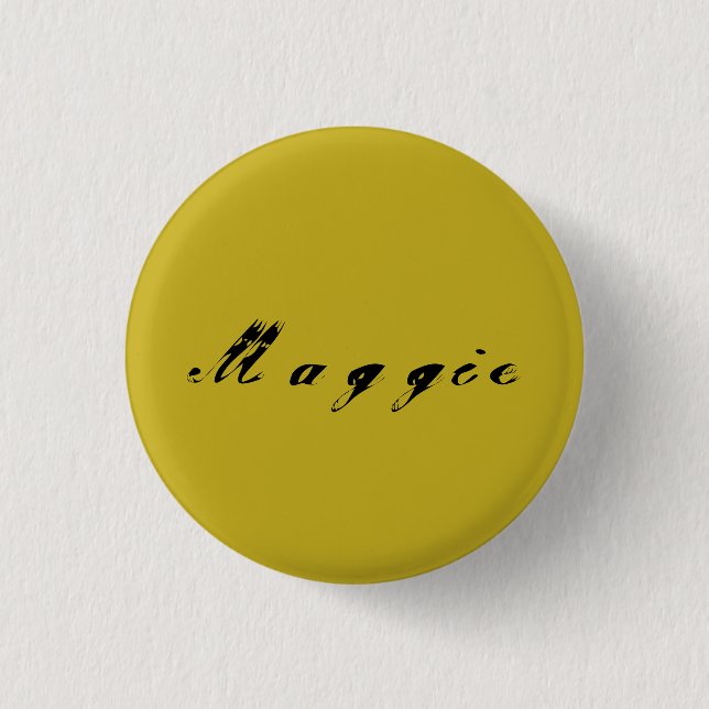 Maggie from Orphan Black calligraphy 3 Cm Round Badge (Front)