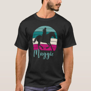 Maggie Name   Equestrian  Maggie Horse Girl T-Shirt